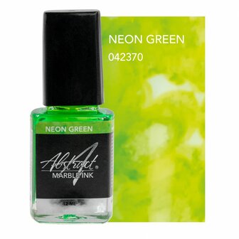 Abstract Marble Inc Neon Green