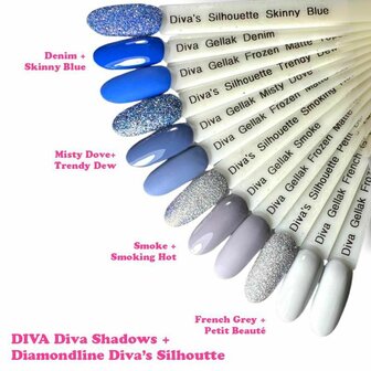 Diva Gellak Shadow Collection-Smoke- 10ml - Hema Free