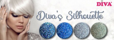 Diva Glitter Skinny Blue