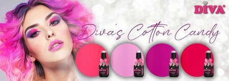 Diva Gellak Diva&#039;s Cotton Candy Collection - 10ml - Hema Free