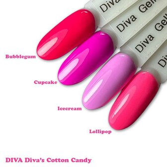 Diva Gellak Diva&#039;s Cotton Candy-Cup Cake- 10ml - Hema Free