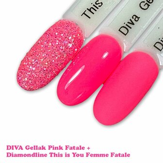 Diva Gellak This is me Collection Pink Fatale- 10ml - Hema Free