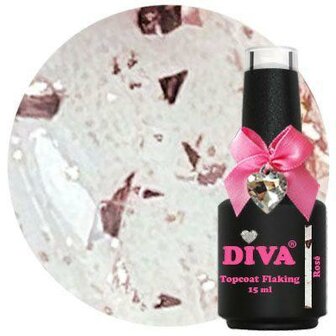 Diva Topcoat Flaking Top Coat Collection&nbsp;- 15ml