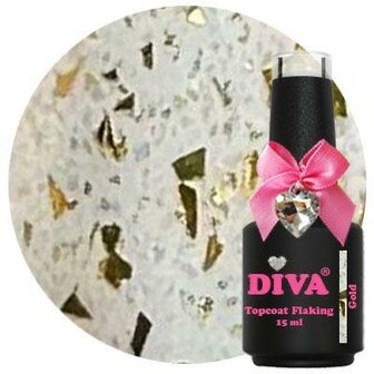 Diva Topcoat Flaking Top Coat Collection&nbsp;- 15ml