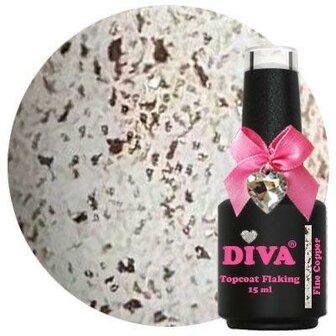 Diva Topcoat Flaking Top Coat Collection&nbsp;- 15ml