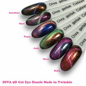 Diva CG 9D Cat Eye Ruby