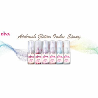 Diva Airbrush Glitter Ombr&eacute; Spray 1