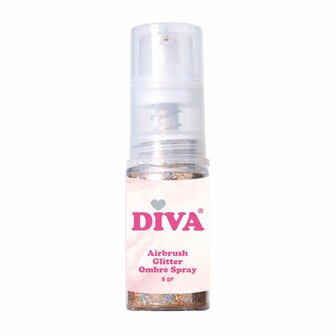 Diva Airbrush Glitter Ombr&eacute; Spray 4