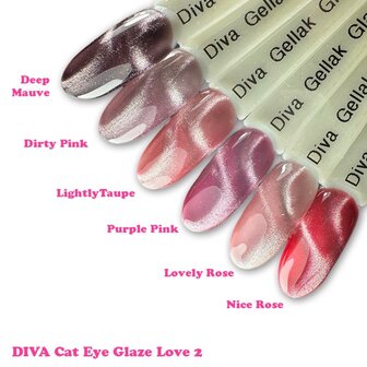 Diva Cat Eye Cg Glaze Love nr2 Collection