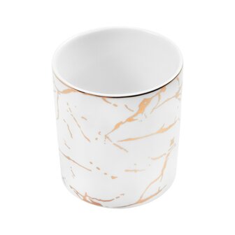 Ceramic Organiser White Marble