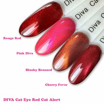 322 Diva CG Cat Eye Rouge Red