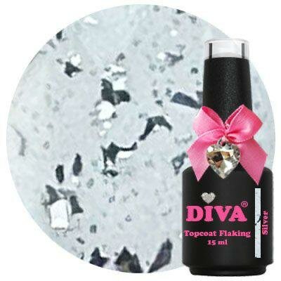 Diva Topcoat Flaking Top Coat Collection - 15ml