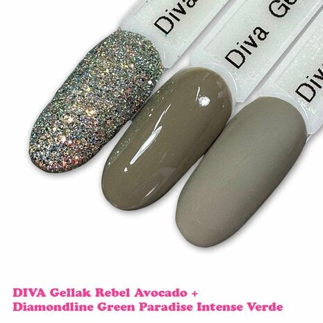 Diva Glitter Intense Verde