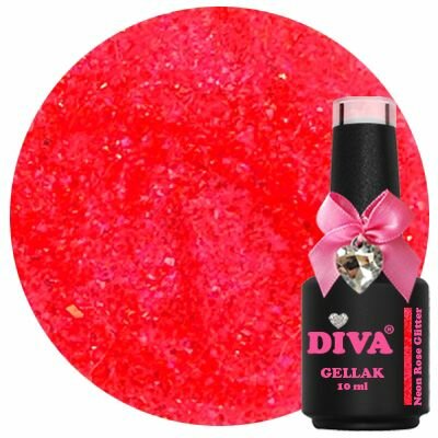 266 Diva Cg Neon Rose Glitter