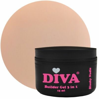 DIVA Builder Gel LOW HEAT 3-in-1 Blushy Nudie 15ml