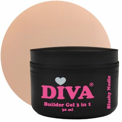 DIVA Builder Gel LOW HEAT 3-in-1 Blushy Nudie 30ml