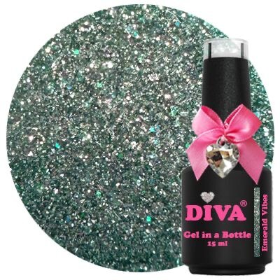 Diva Gel In A Bottle Emerald Vibes