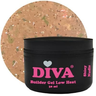 DIVA Builder Gel LOW HEAT 3-in-1 Shiny Nudie 30ml