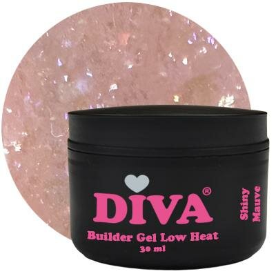 DIVA Builder Gel LOW HEAT 3-in-1 Shiny Mauve 30ml